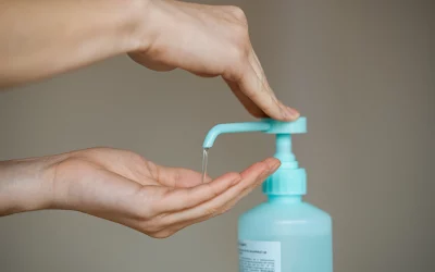 Gel désinfectant pour les mains à l’aloe vera